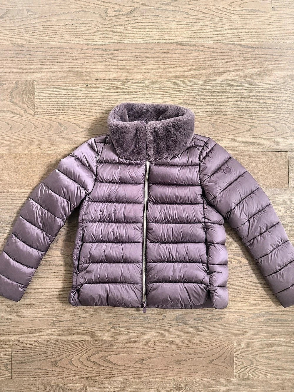 The Super Puff Puffer Jacket in Purple Like New